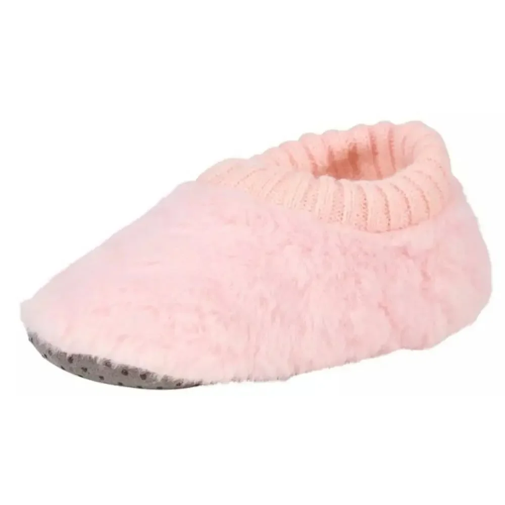 Northeast Outfitters Cozy Cabin Girls' Fur Heart Slippers Youth Small